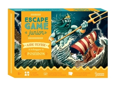 Escape Game Junior - Aide Ulysse à échapper à Poséidon (Coffret)
