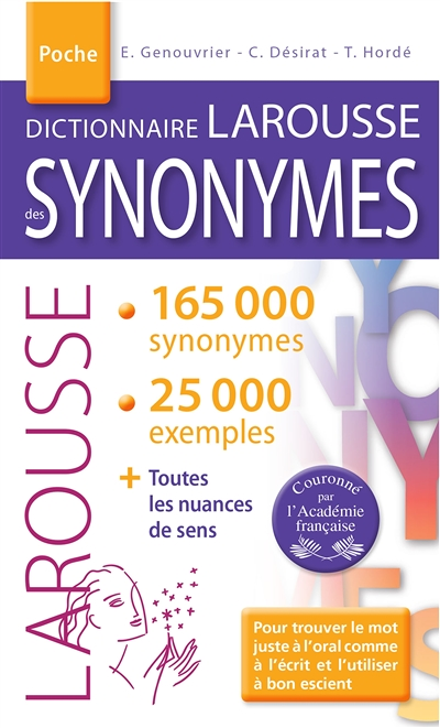 Dictionnaire LAROUSSE des SYNONYMES poche (Broché)
