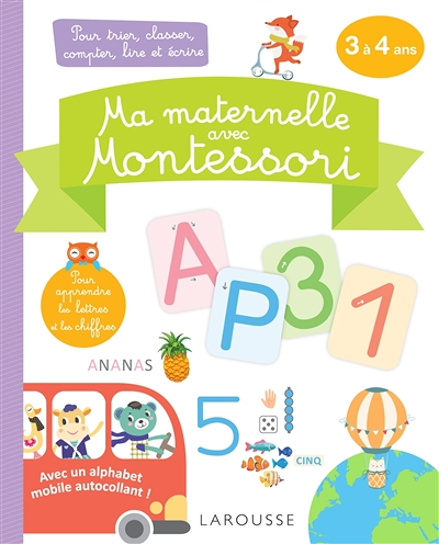 Ma maternelle avec MONTESSORI, 3-4 ans (Broché)