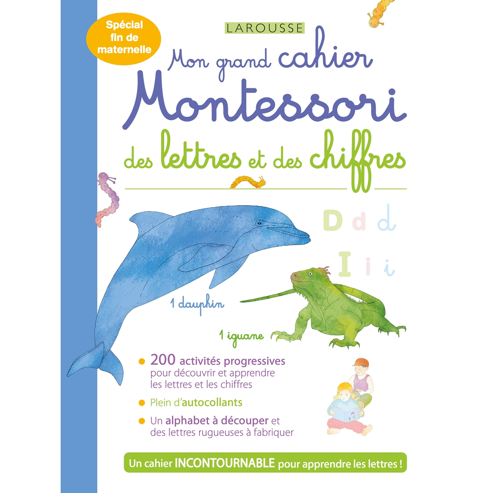 Mon grand cahier MONTESSORI des lettres et des chiffres (Broché)