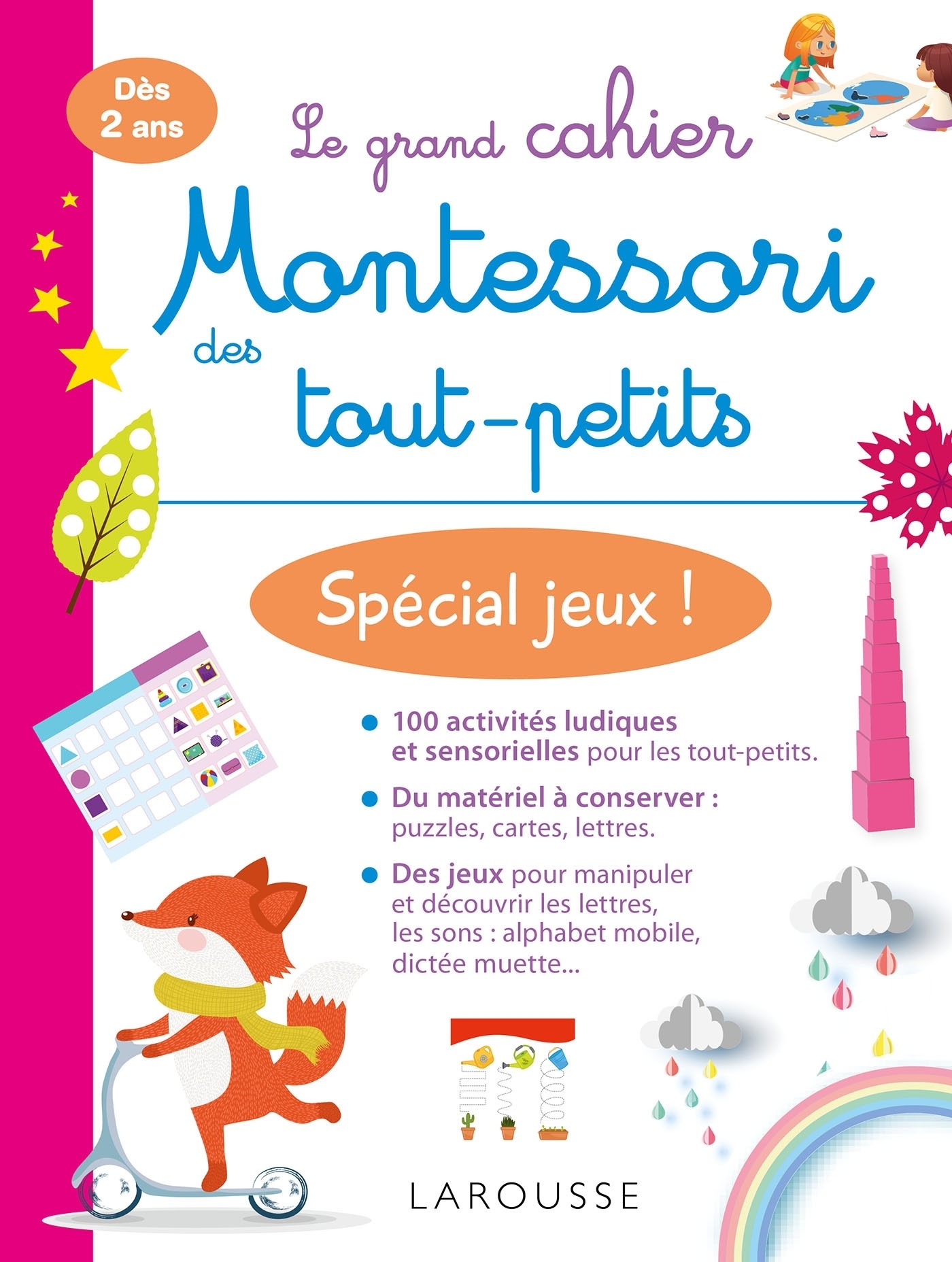 Mon grand cahier Montessori des tout-petits Spécial jeux (Broché)