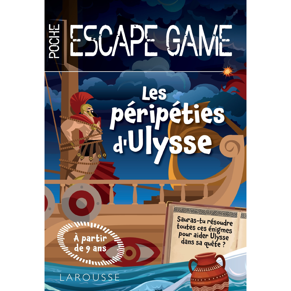 Escape de game de poche Junior - Les péripéties d'Ulysse (Poche)
