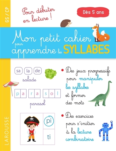 Mon petit cahier pour apprendre les SYLLABES (Broché)