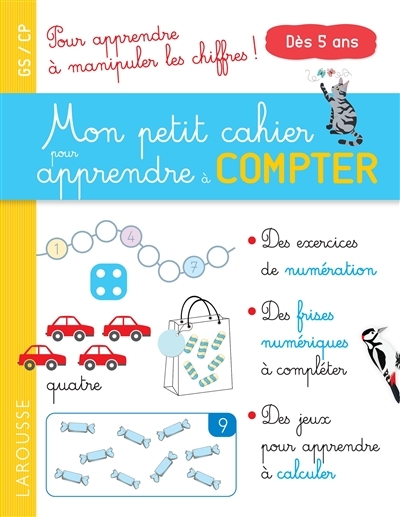 Mon petit cahier pour apprendre à COMPTER (Broché)