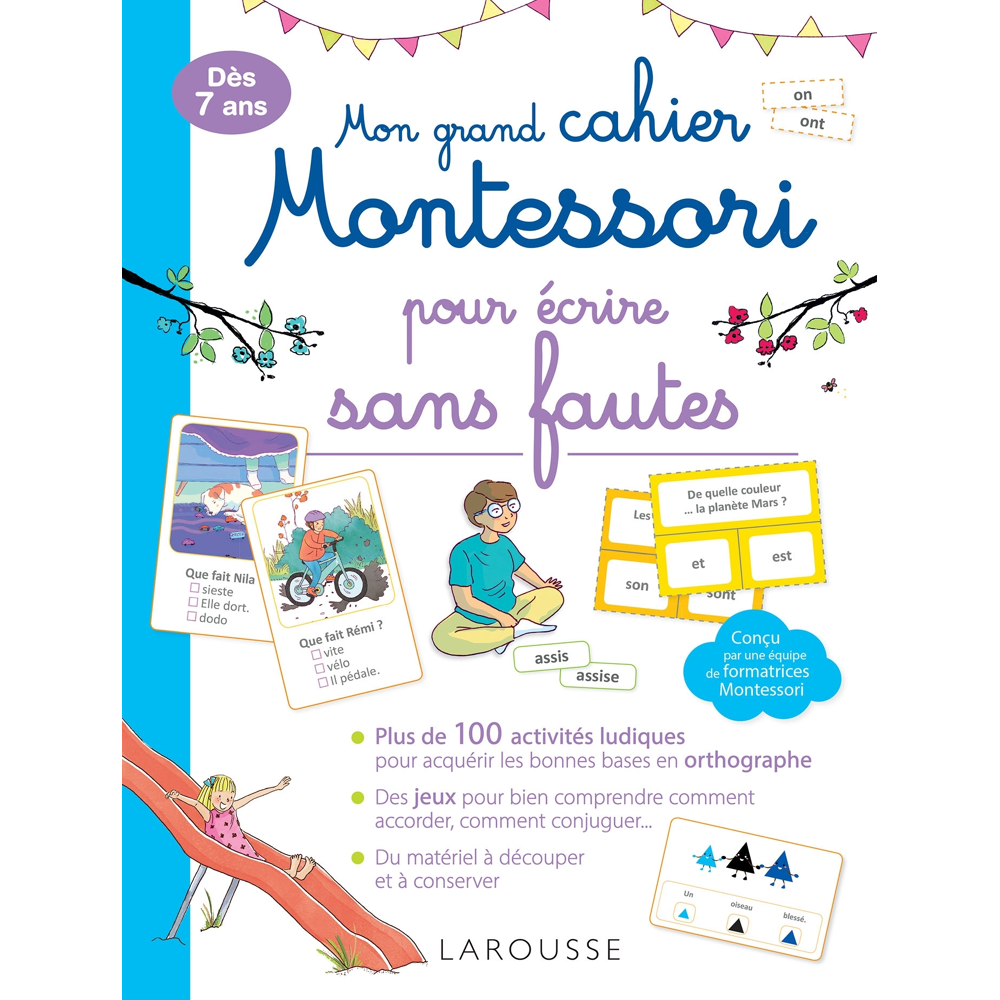 Mon grand cahier Montessori pour écrire sans fautes (Broché)