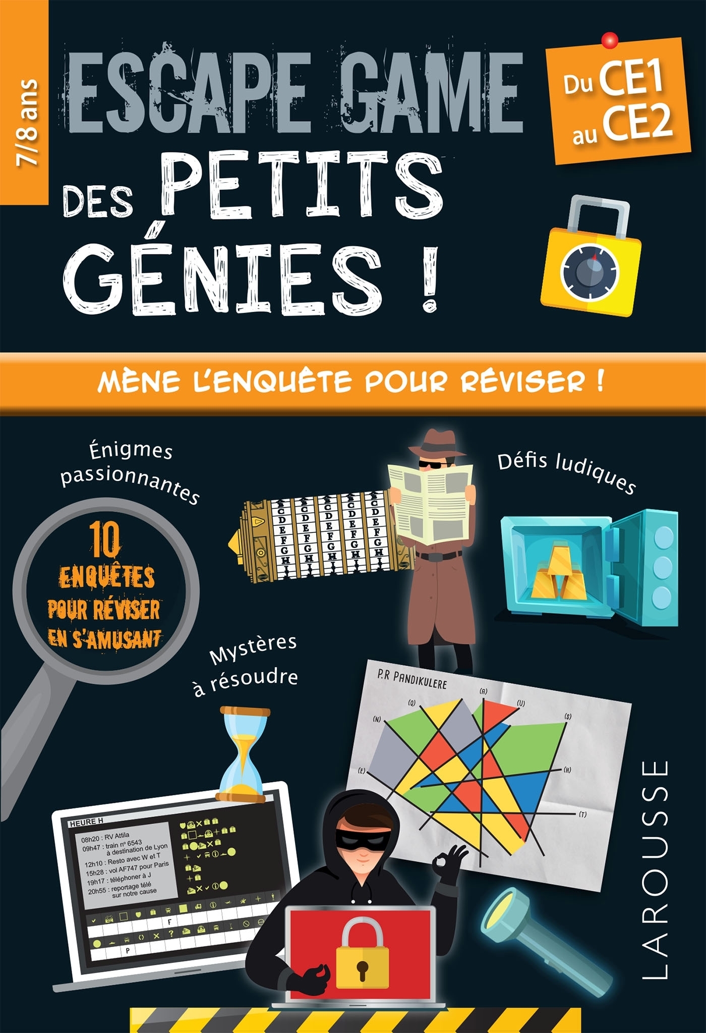 Escape game des petits génies CE1-CE2 (Broché)