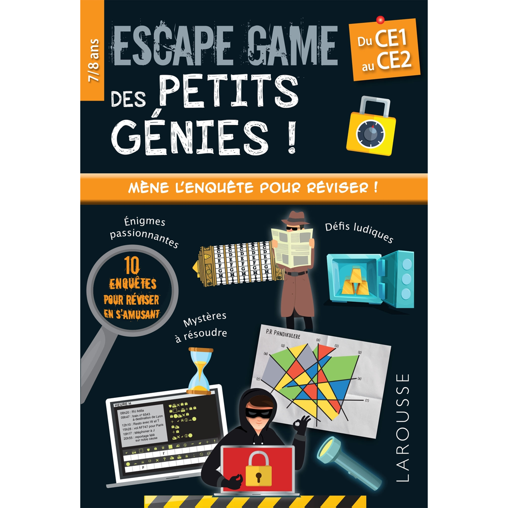 Escape game des petits génies CE1-CE2 (Broché)