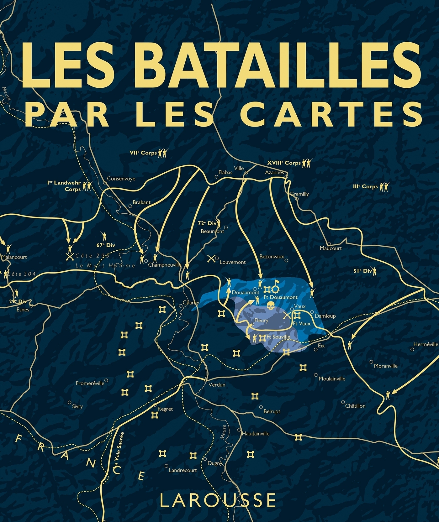 Les grandes batailles par les cartes (Relié)
