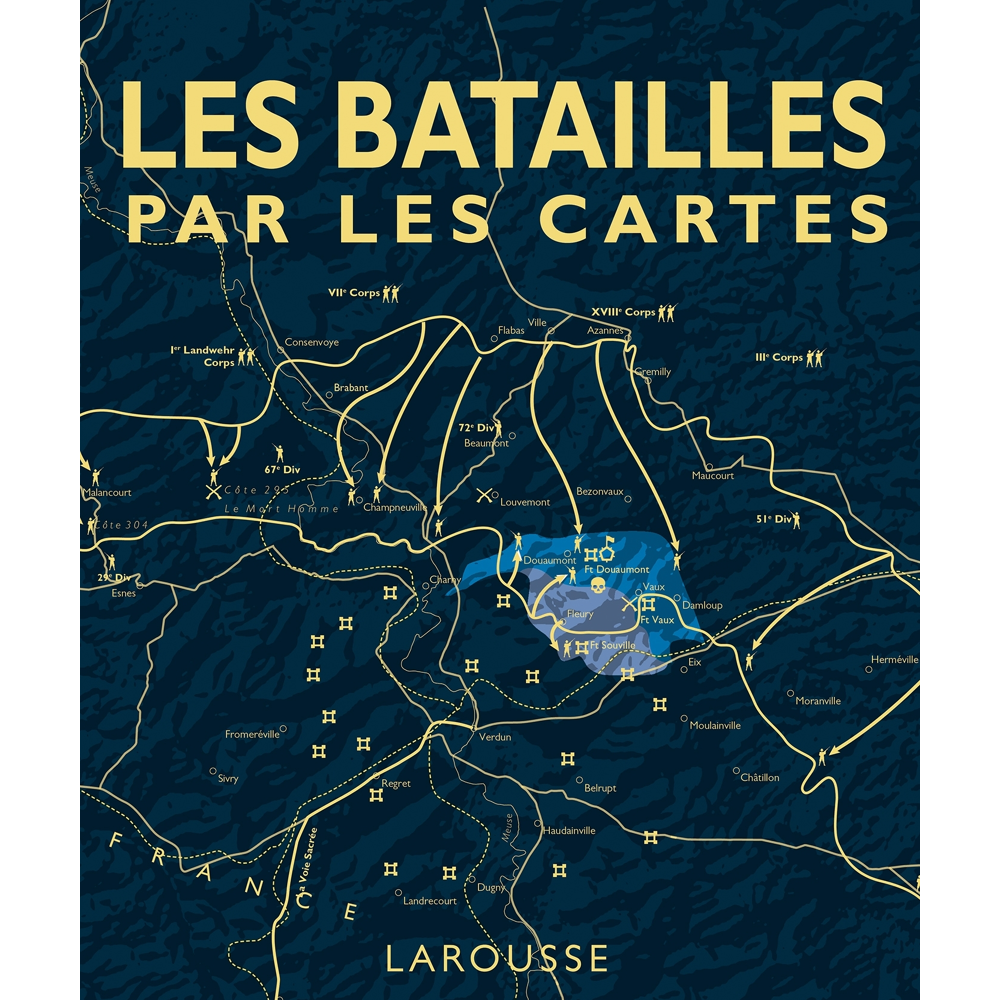 Les grandes batailles par les cartes (Relié)
