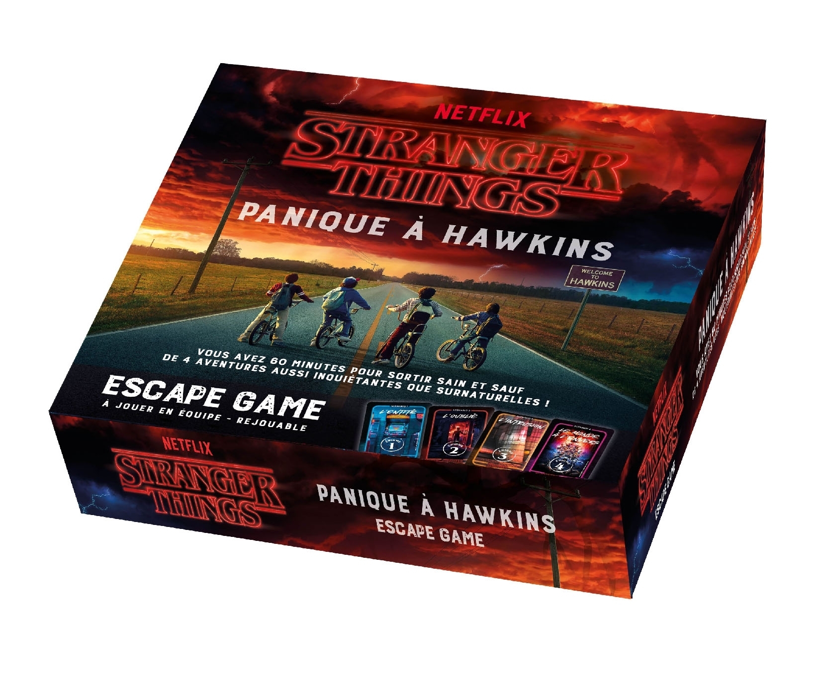 Coffret Escape game STRANGER THINGS - Panique à Hawkins (Coffret)