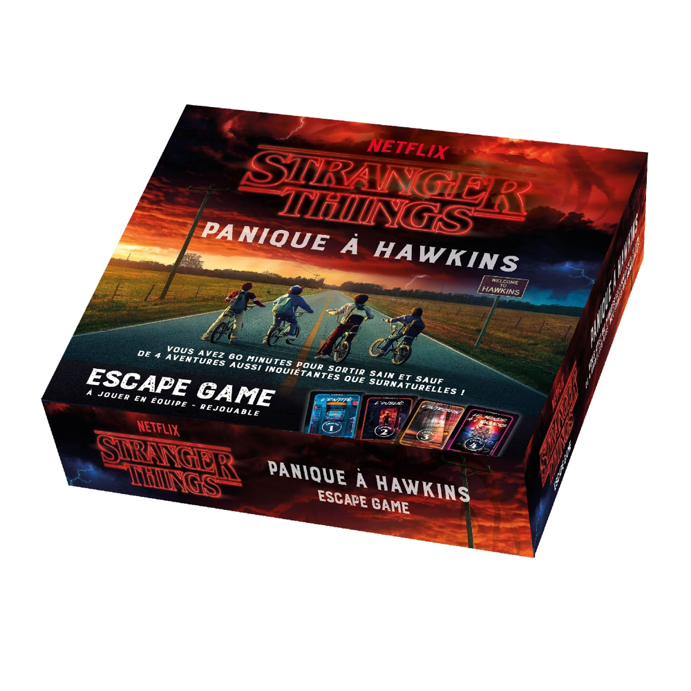 Coffret Escape game STRANGER THINGS - Panique à Hawkins (Coffret)