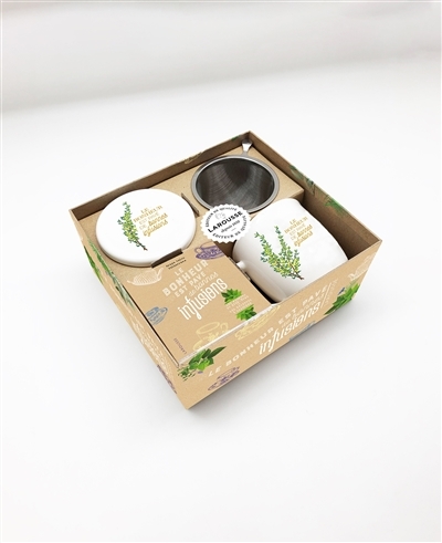 Mug Le bonheur est pavé de bonnes infusions (Coffret)