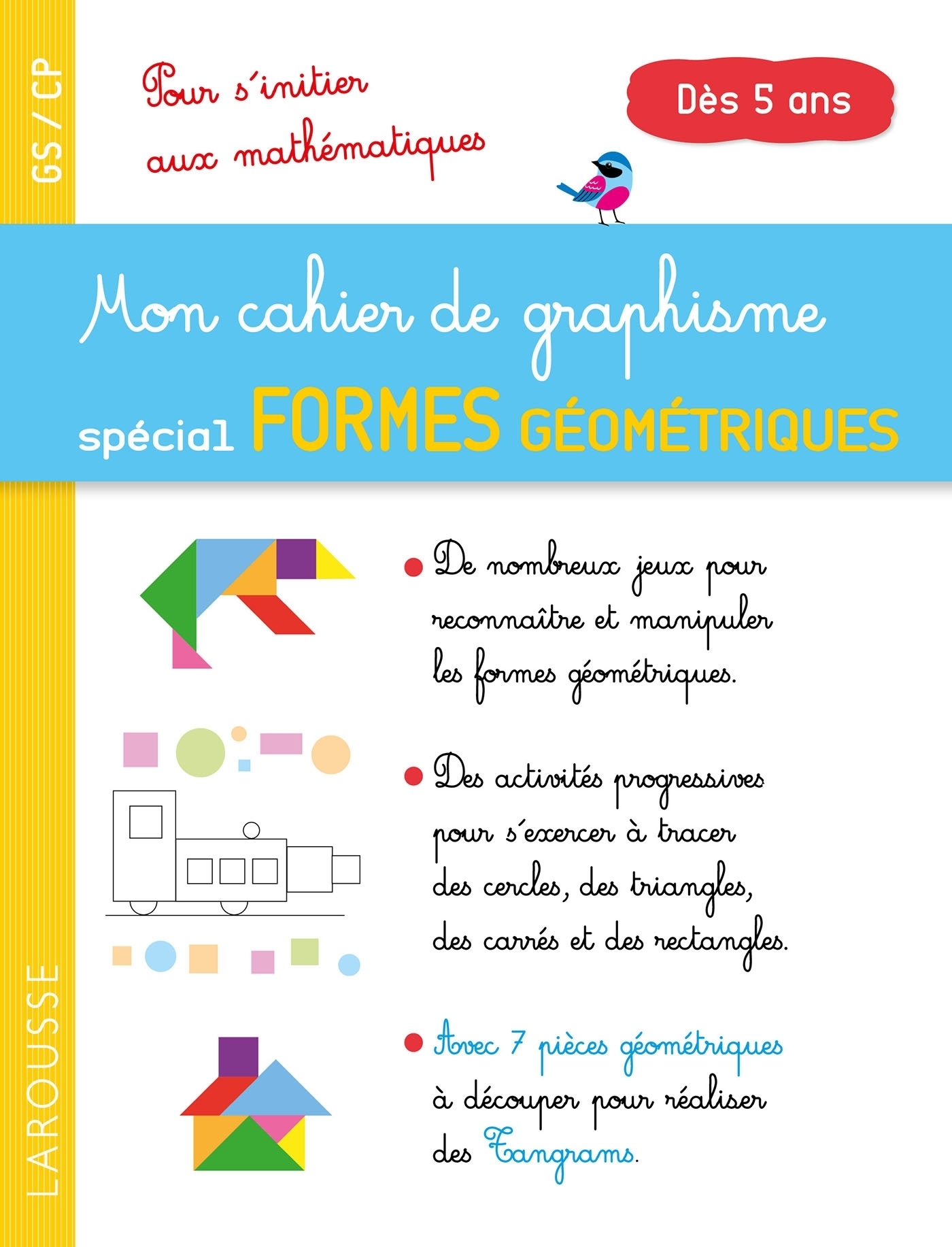 Mon cahier de graphisme spécial formes géométriques (Broché)