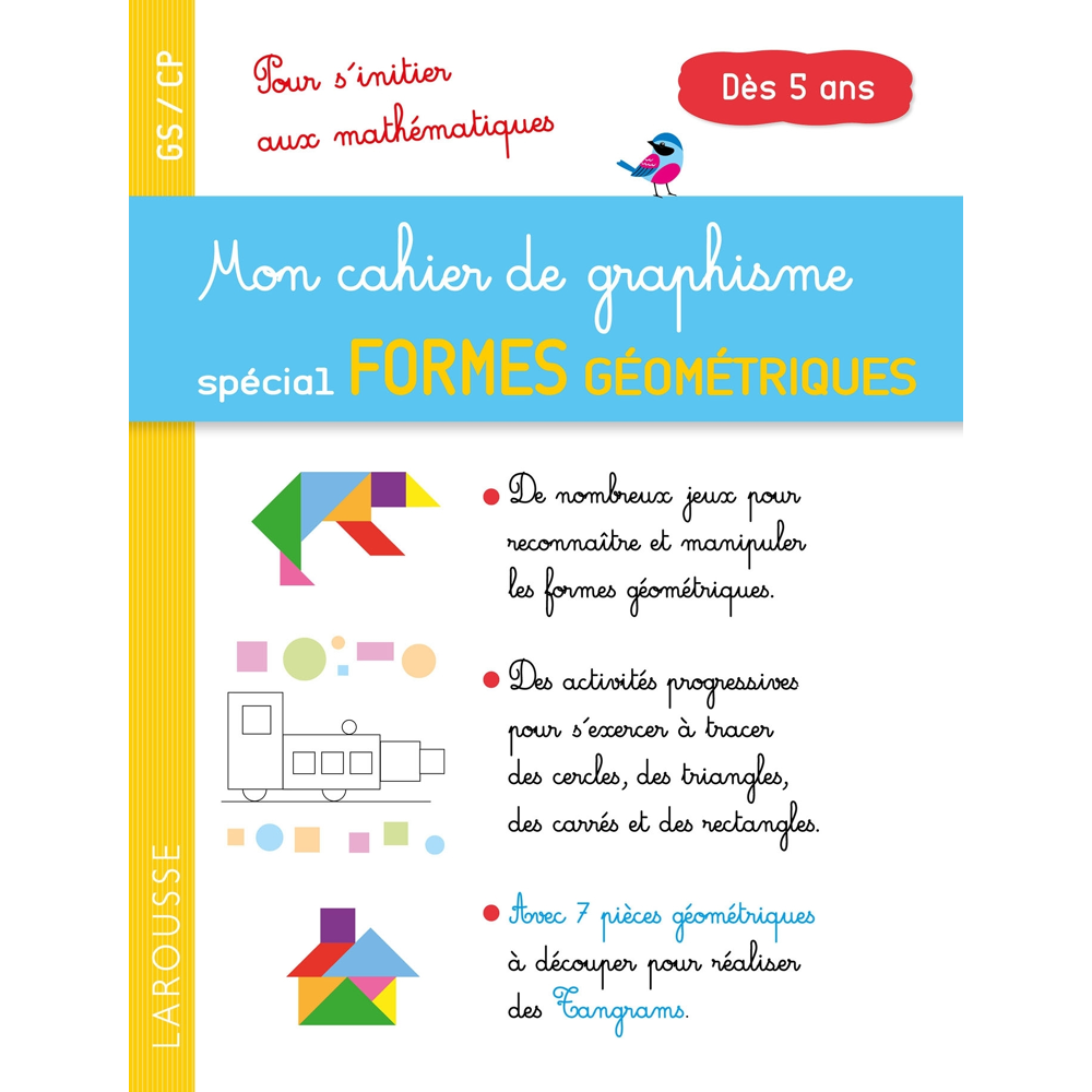 Mon cahier de graphisme spécial formes géométriques (Broché)