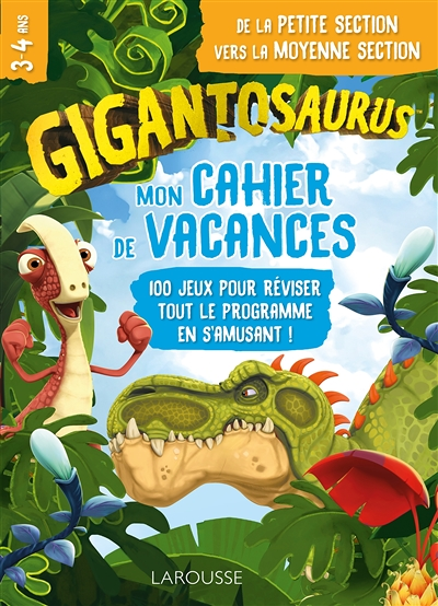 Mon cahier de vacances Gigantosaurus PS-MS (Broché)