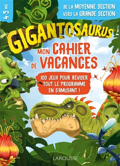 Mon cahier de vacances Gigantosaurus MS-GS (Broché)