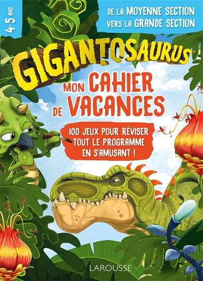 Mon cahier de vacances Gigantosaurus MS-GS (Broché)