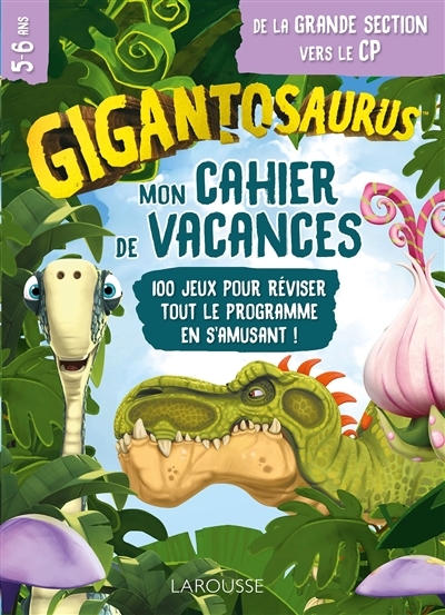 Mon cahier de vacances Gigantosaurus GS-CP (Broché)