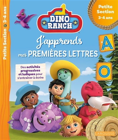 DINO RANCH - J'apprends mes premières lettres - Petite Section (Broché)