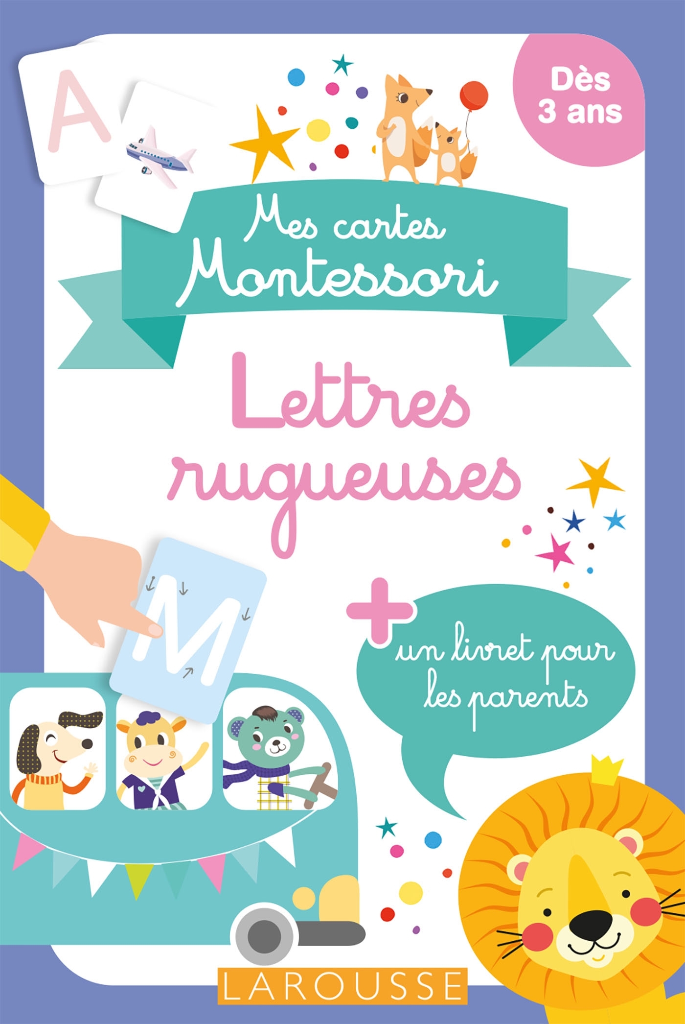 Mes cartes Montessori : Lettres rugueuses (Broché)