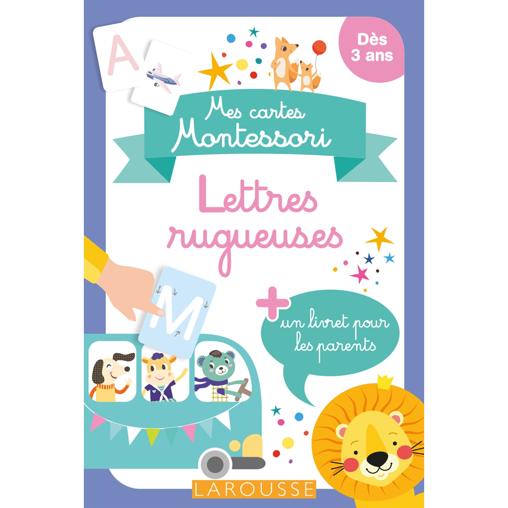Mes cartes Montessori : Lettres rugueuses (Broché)
