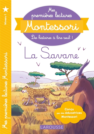 Premières lectures Montessori - Dans la savane (Broché)