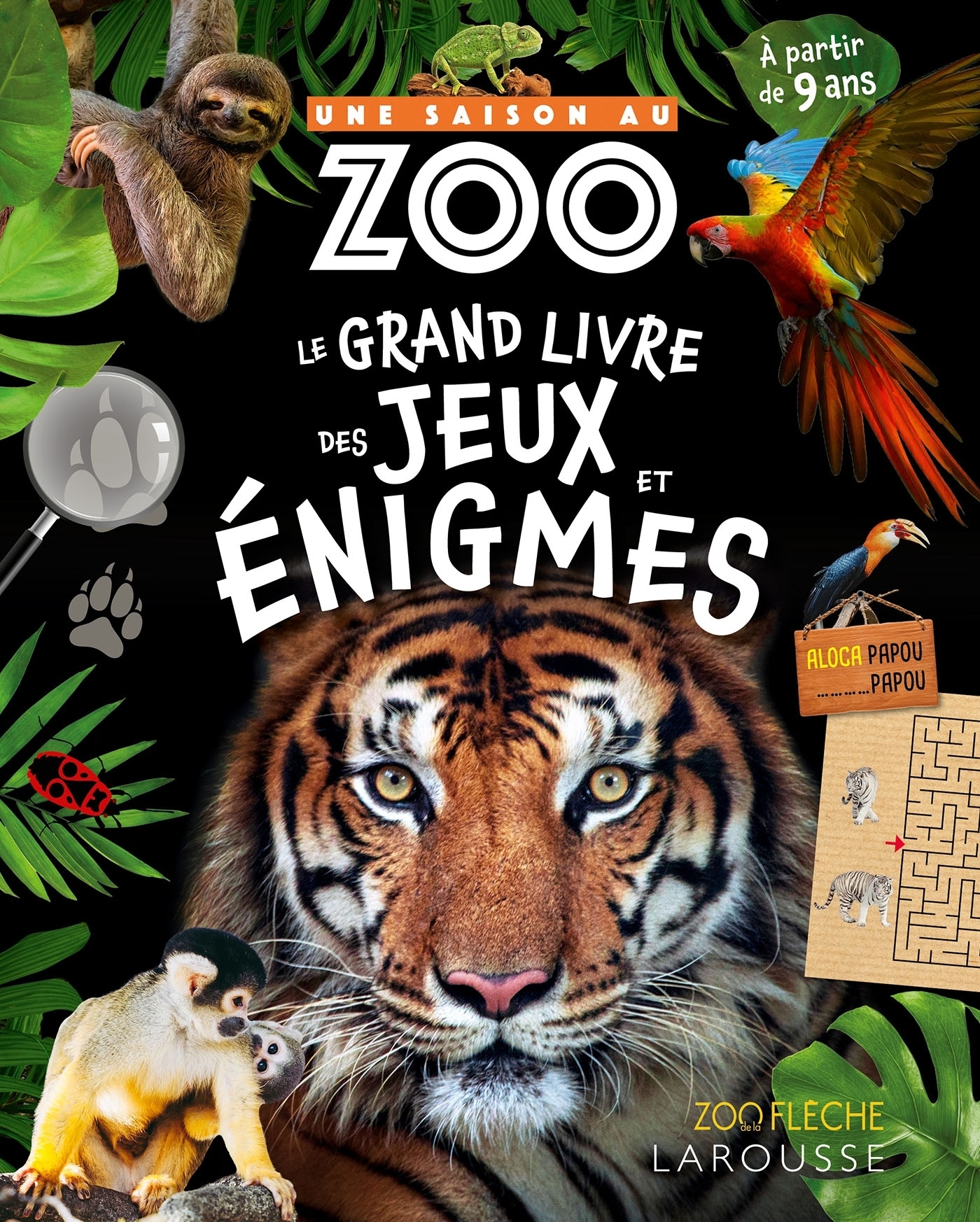 UNE SAISON AU ZOO - Le Grand Livre des jeux et énigmes (Broché)
