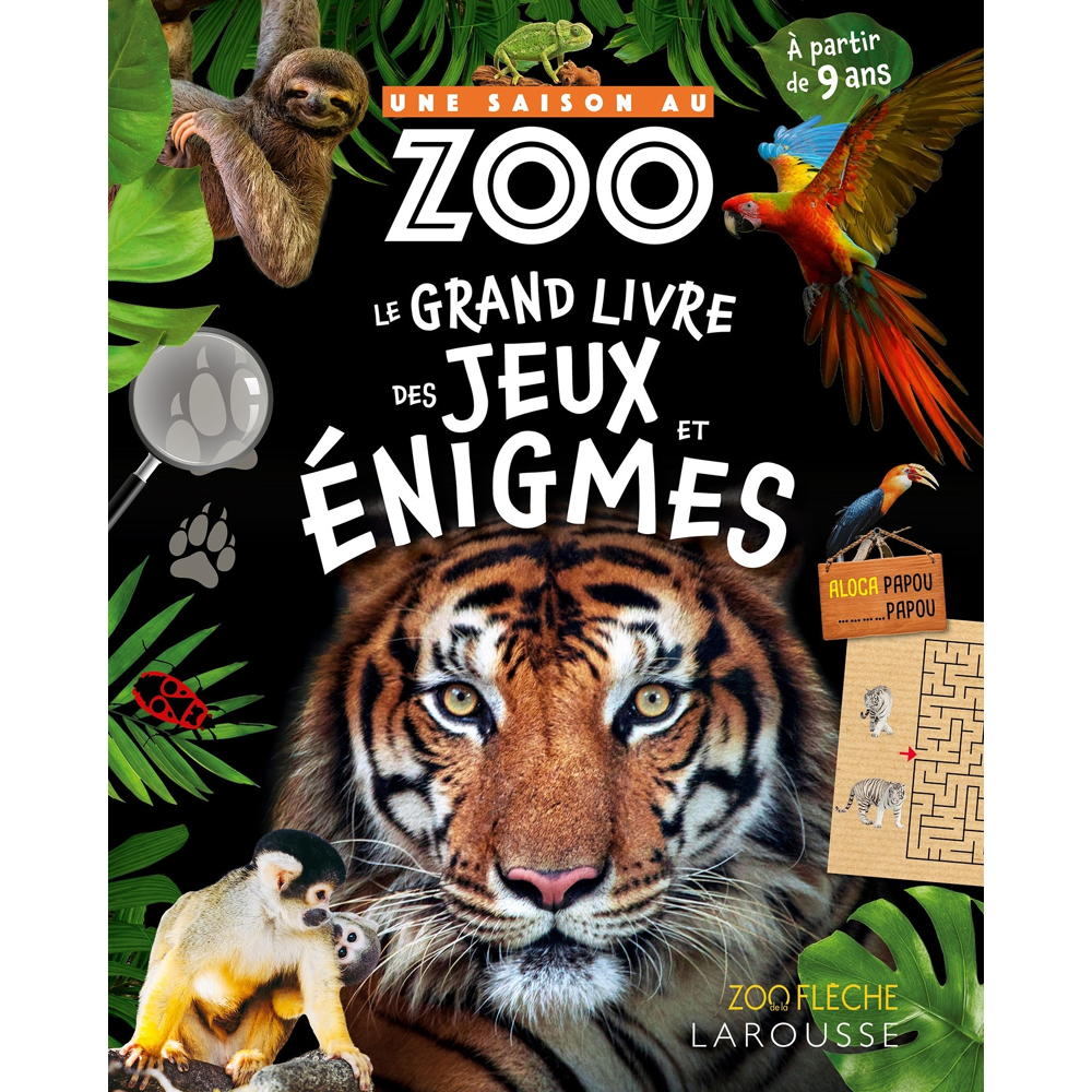 UNE SAISON AU ZOO - Le Grand Livre des jeux et énigmes (Broché)