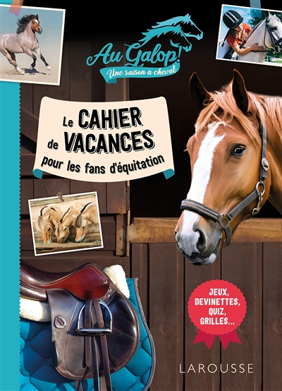 Cahier de vacances AU GALOP pour les fans d'équitation (Broché)