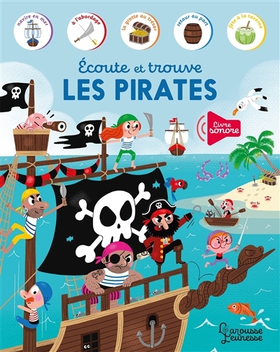 Ecoute et trouve les pirates (Relié)