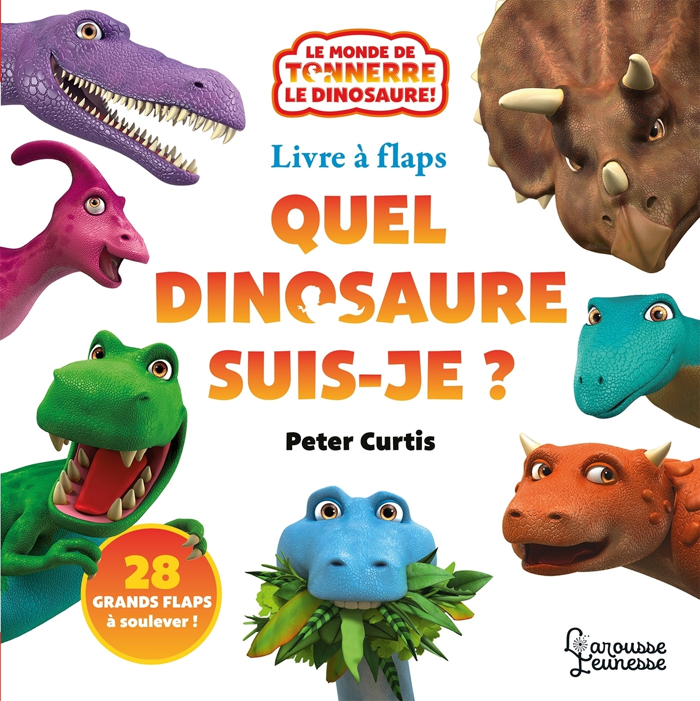 Le grand livre à flaps de Tonnerre le dinosaure (Cartonné)