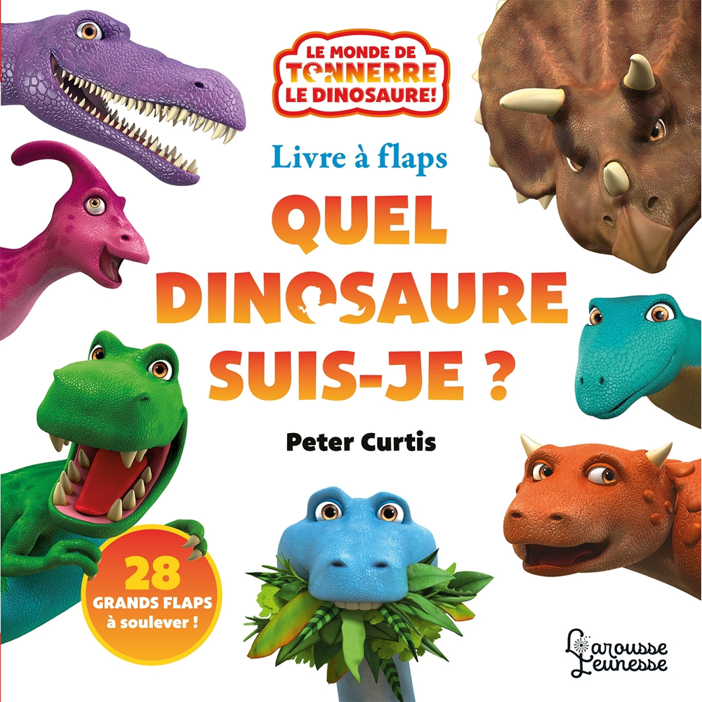 Le grand livre à flaps de Tonnerre le dinosaure (Cartonné)
