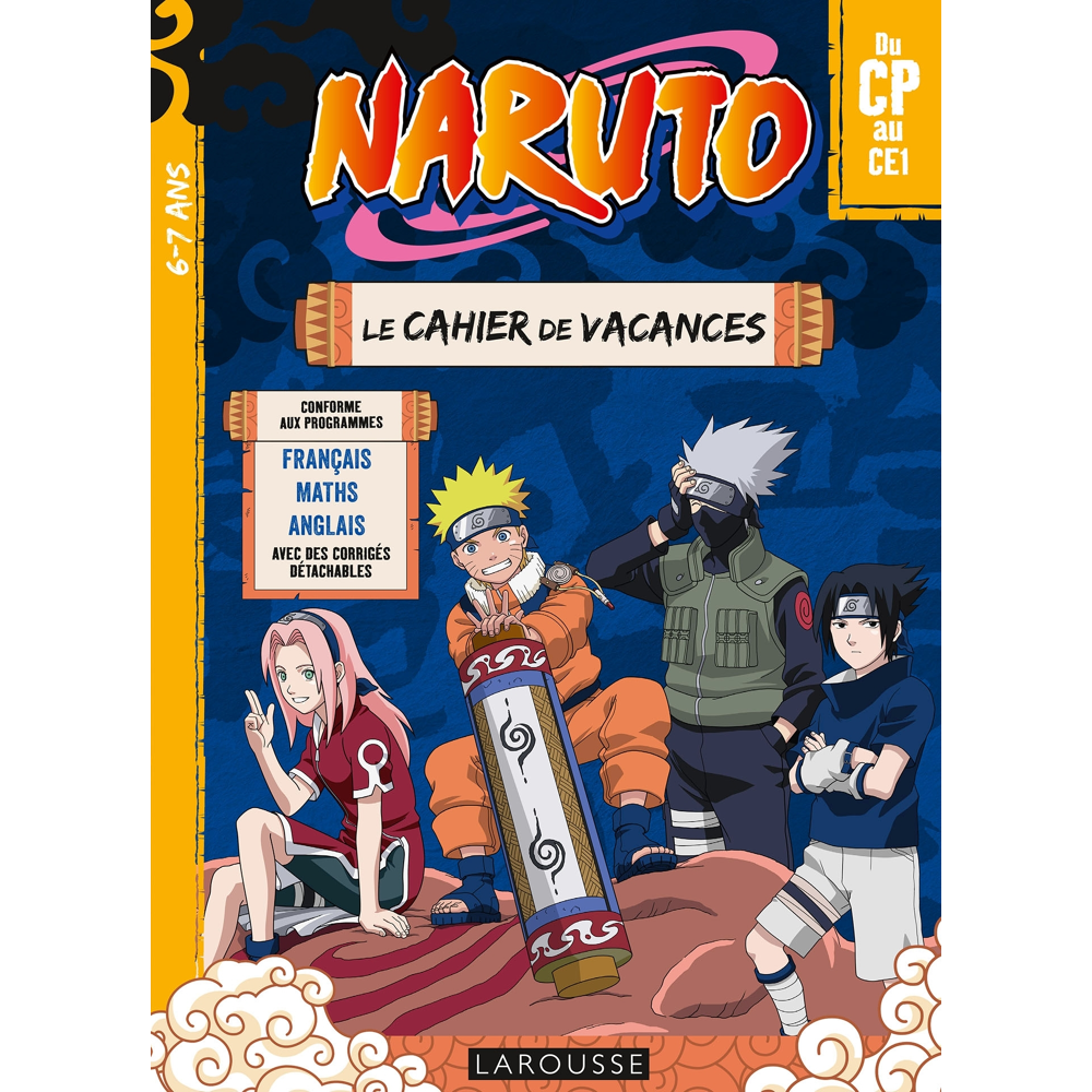 NARUTO - Cahier de vacances du CP au CE1 (Broché)