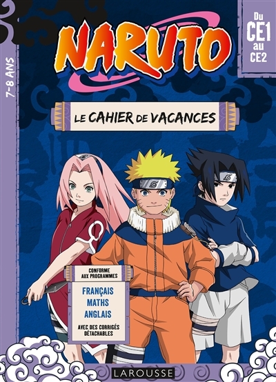 NARUTO - Cahier de vacances du CE1 au CE2 (Broché)