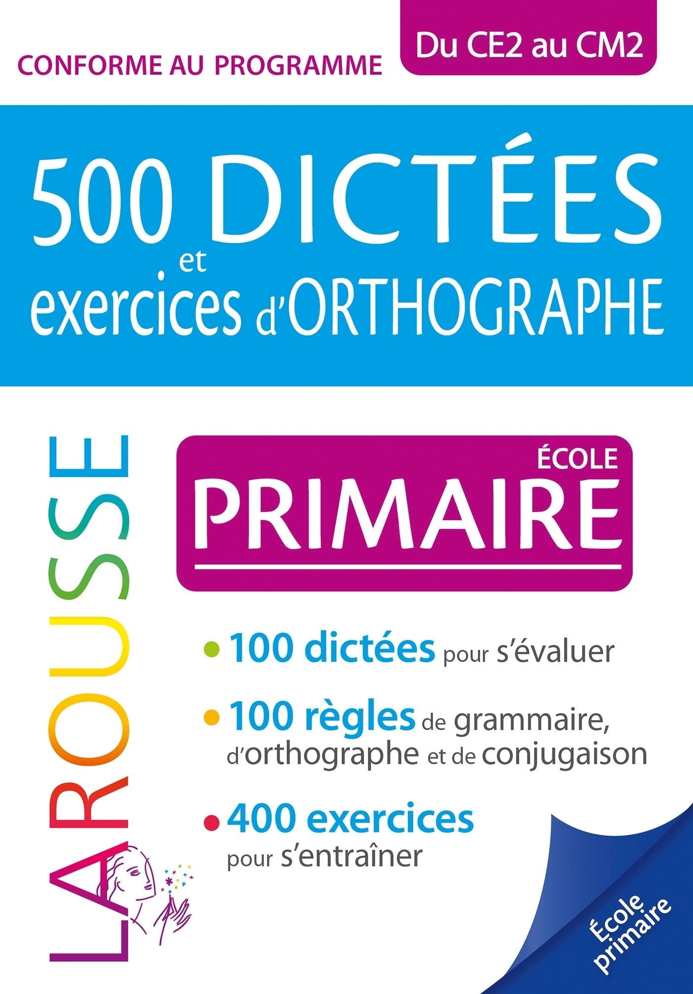 500 dictées et exercices d'orthographe spécial primaire (Broché)