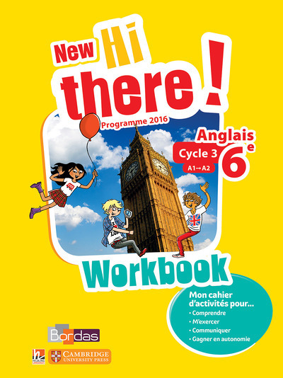 New Hi there ! Anglais 6ème 2017 Workbook élève (Broché)