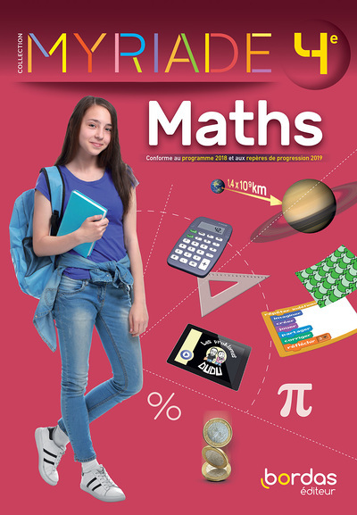 Myriade Maths 4e 2021 Manuel élève (Broché)