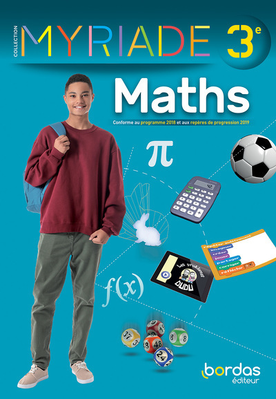 Myriade Maths 3e 2021 Manuel élève (Broché)