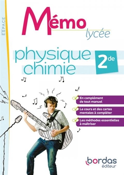 Mémo Lycée - Physique-Chimie 2de - 2022 - Livret - élève (Broché)