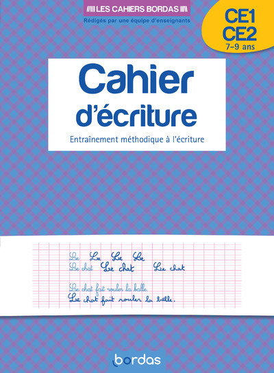 Les cahiers Bordas - Cahier d'écriture CE1 CE2 (Broché)