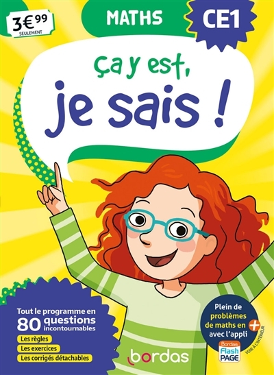 Ça y est, je sais ! Maths CE1 (Broché)