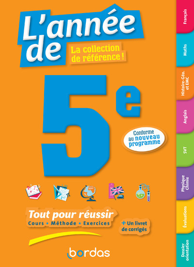 L'année de 5e - Tout pour réussir (Broché)
