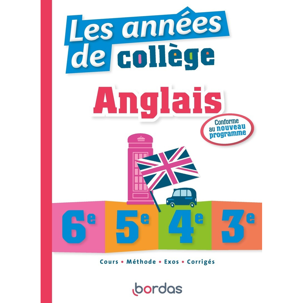 Les années de collège Anglais (Broché)