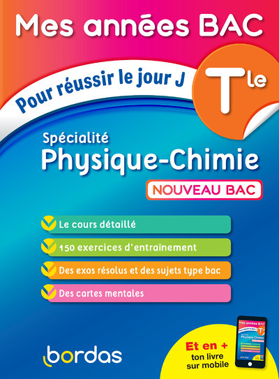 Mes Années Bac Pour réussir le jour J Spécialité Physique-Chimie Tle (Broché)