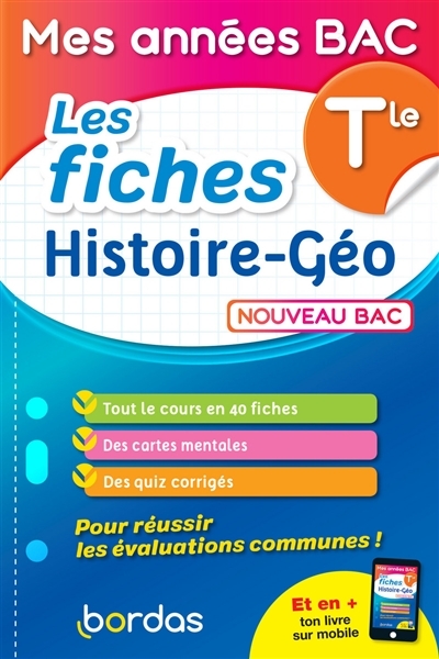Mes années Bac - Les fiches Histoire-Géo Tle (Broché)