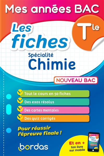 Mes années Bac - les fiches Chimie Tle (Broché)
