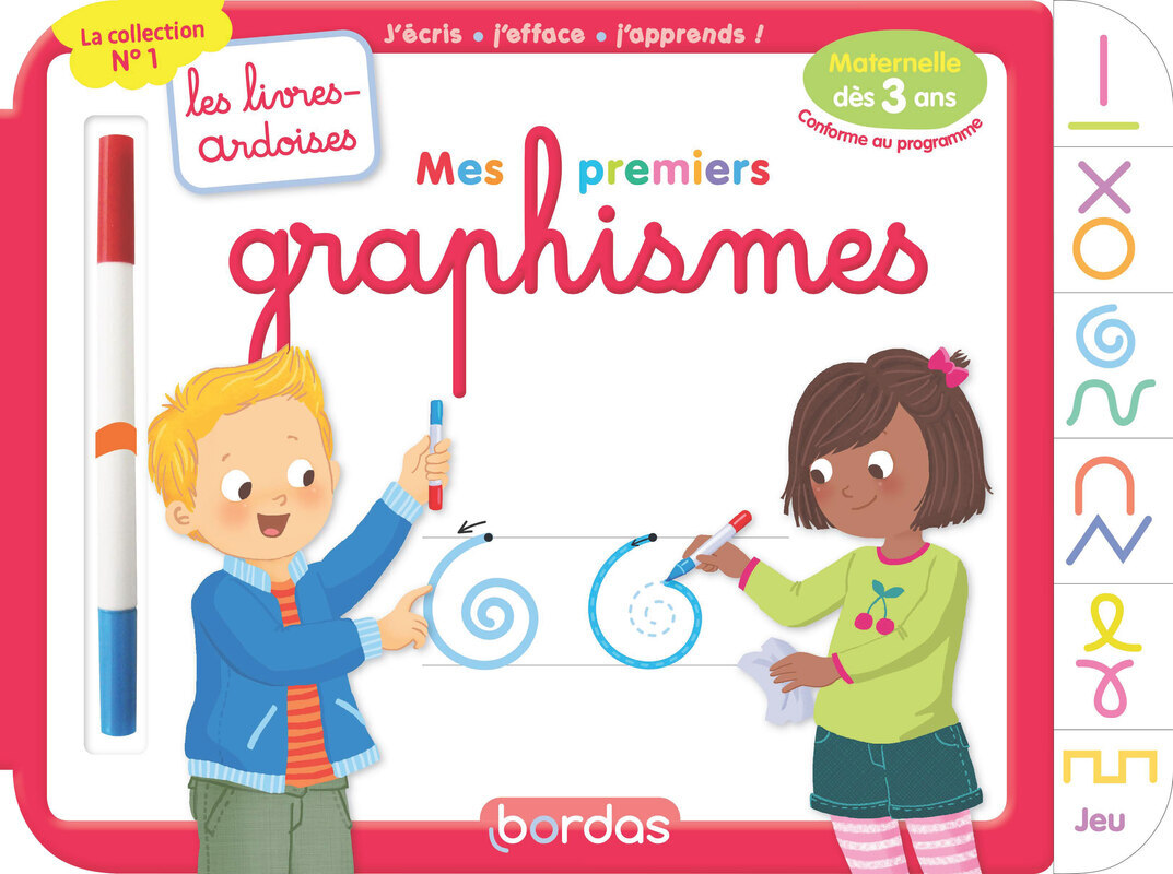 Les livres-ardoises - Mes premiers graphismes (Cartonné)