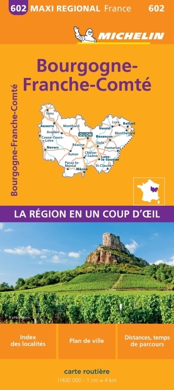 Carte Régional Bourgogne-Franche-Comté (Carte)