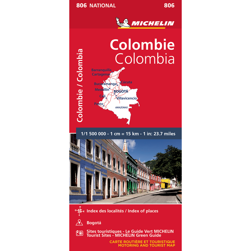 Carte Colombie Michelin (Carte)