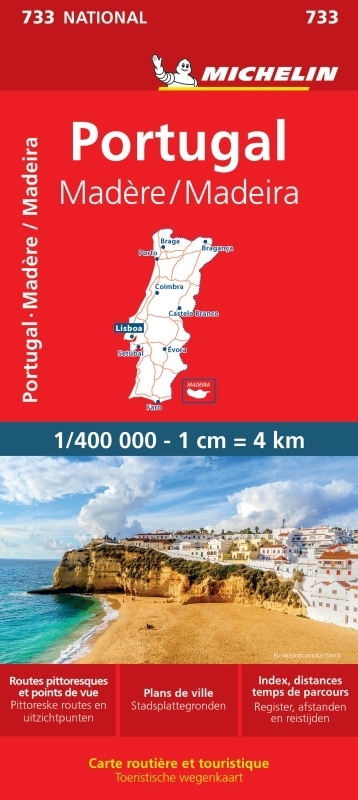 Carte Portugal, Madère Michelin (Carte)